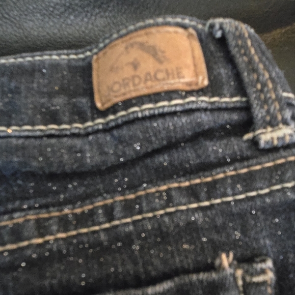Jordache Girls Denim Sparkle Stretch Shorts Sz4T - Picture 5 of 6